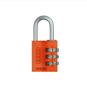 Abus - Hængelås - Kode - 3-cifret - 145/30 - Orange