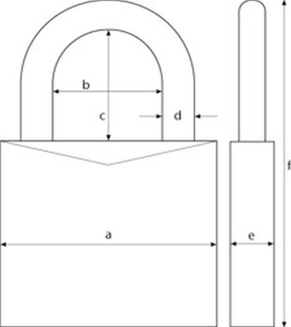Abus – Kode – Hængelås – 145/30 – Titanium