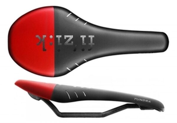 Fizik - Tundra 2 - Sadel - MTB - Cross-country - Sort/Rød