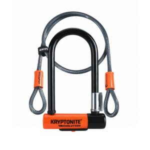 Kryptonite – U-Lock – Evo – Mini7 – 120cm kabel – Sort/Orange