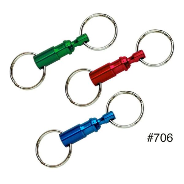 Lucky Line - Nøglering - Quick Release - Alu - Assorterede farver