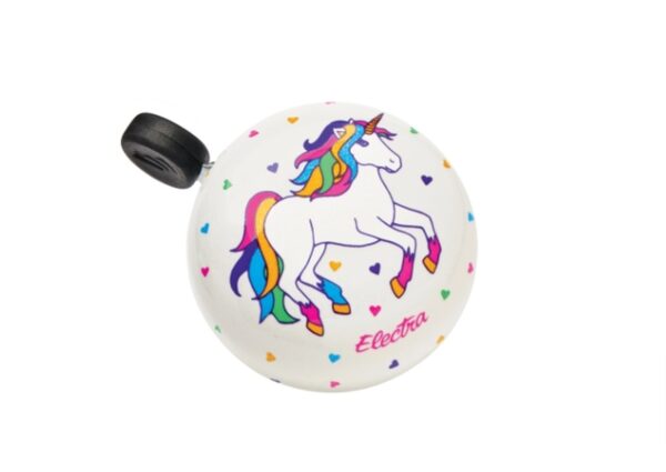 Electra - Unicorn - Domed Ringer - Bike Bell - Cykelklokke - Hvid