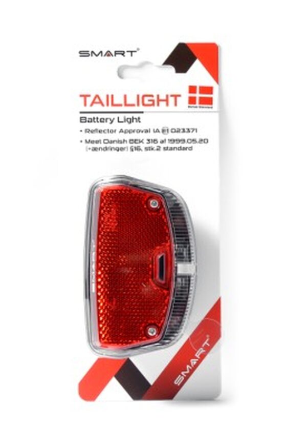 Smart - Taillight - LED Lystunnel - 50mm - Rød