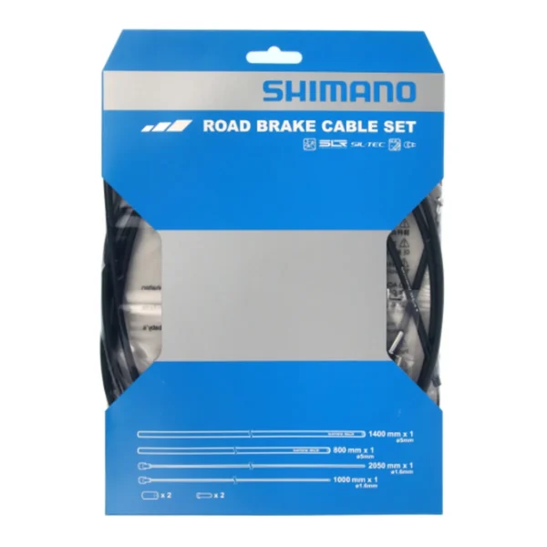 Shimano – Double-end – Bremsekabel – Sæt – Sort