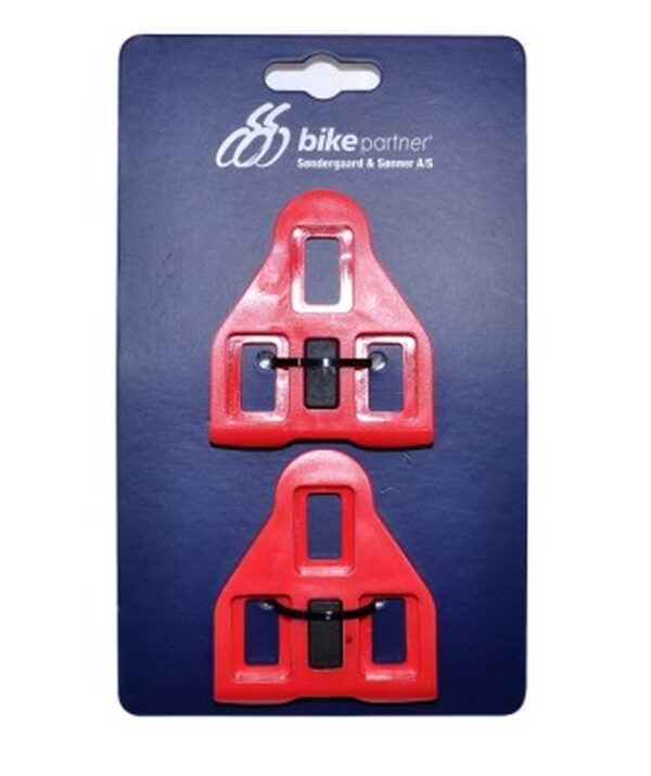 Bikepartner - Look Delta - Pedalklampe - 9° - Rød