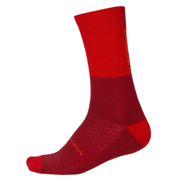 Endura – BaaBaa – Merino – Winter Sock – Rust Red