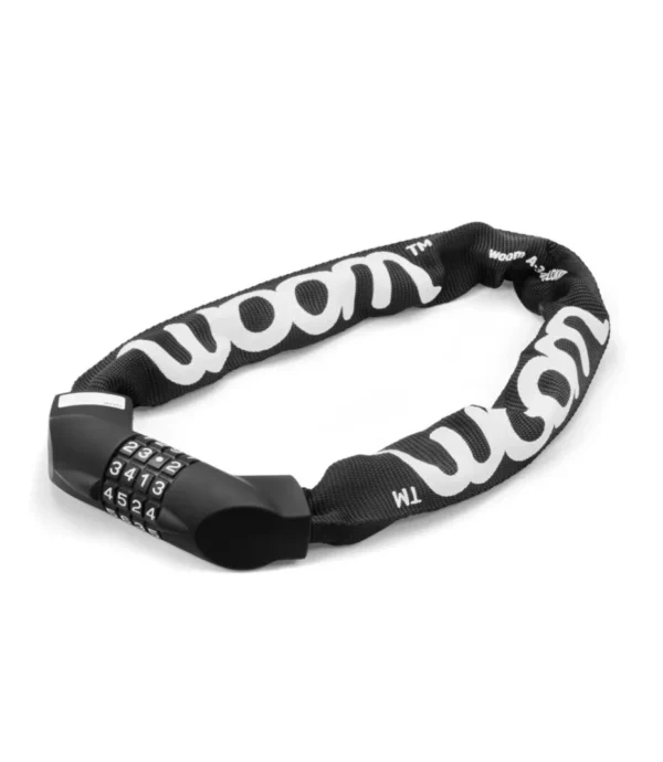 woom – LOKKI kode-kædelås - Sort