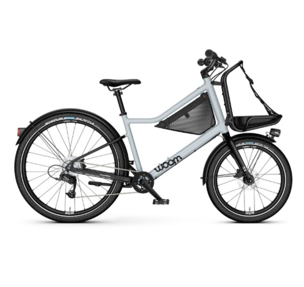 woom – NOW 6 – microSHIFT 8 - 10-14år - ice blue / carbon black