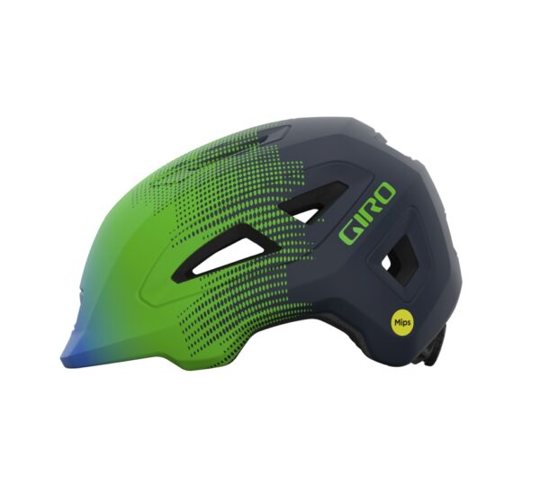 Giro – Scamp - MIPS II – Børnehjelm – Mat Blå/Grøn