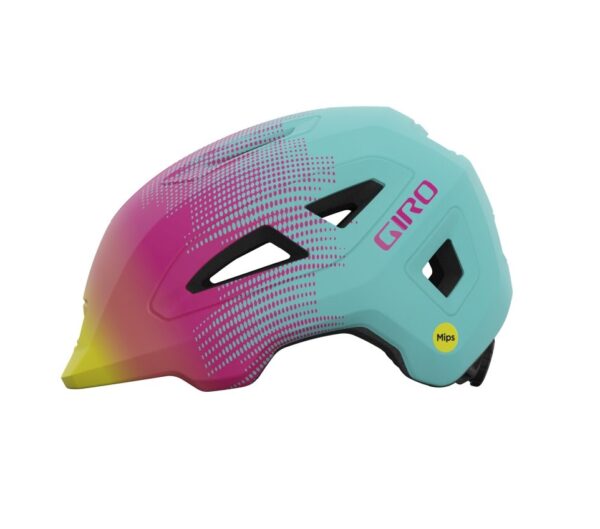 Giro – Scamp – MIPS II – Børnehjelm – Mat Teal/Pink