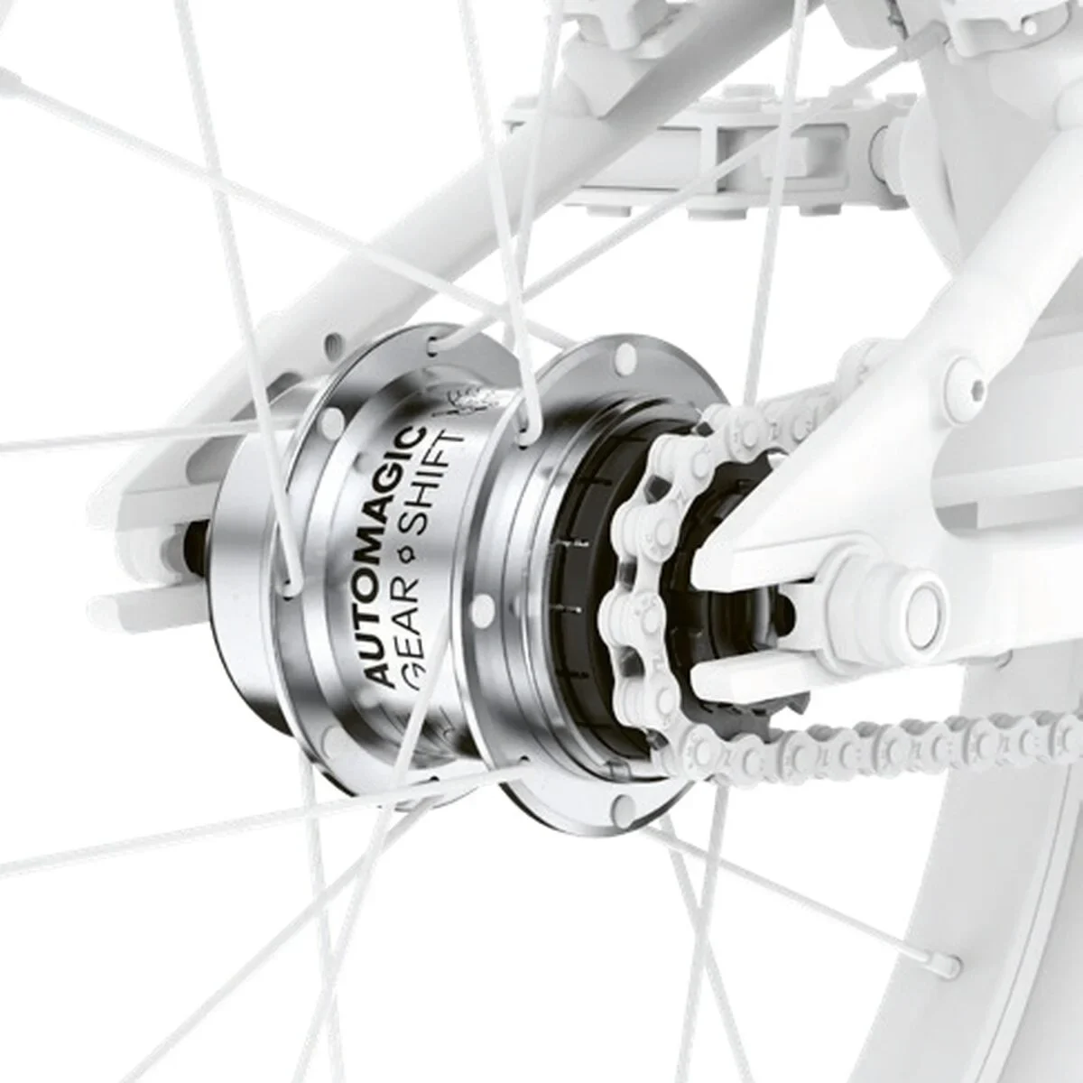 woom – GO 3 AUTOMAGIC – 2 gear - woom red