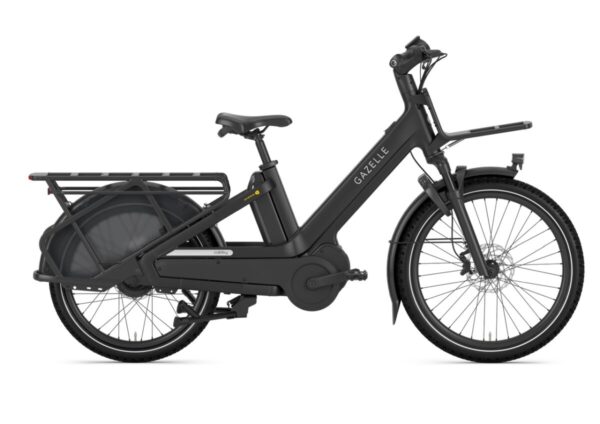 Gazelle – Cabby C380 – Envilo Trinløst – L – Mat Black