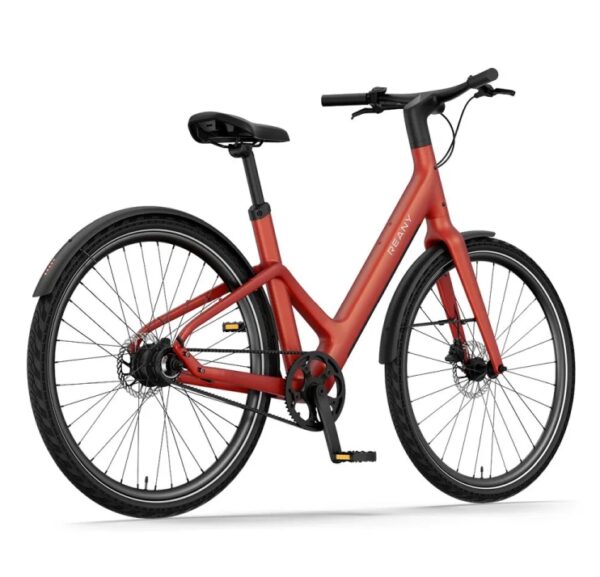 Reany – W1 City – 360Wh – Singlespeed – Remtræk – Heartbeat Red