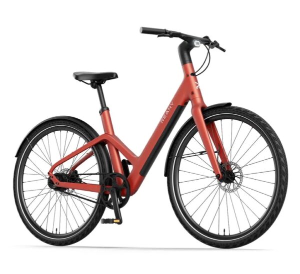 Reany – W1 City – 360Wh – Singlespeed – Remtræk – Heartbeat Red