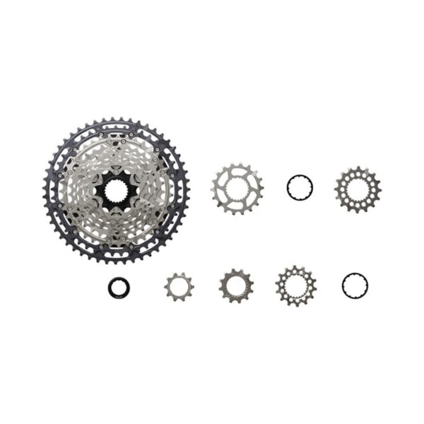 Shimano – Deore XT - Kassettetandhjul – 12 Speed – Stålgrå