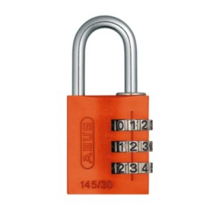 Abus – Hængelås – Kode – 3-cifret – 145/30 – Orange