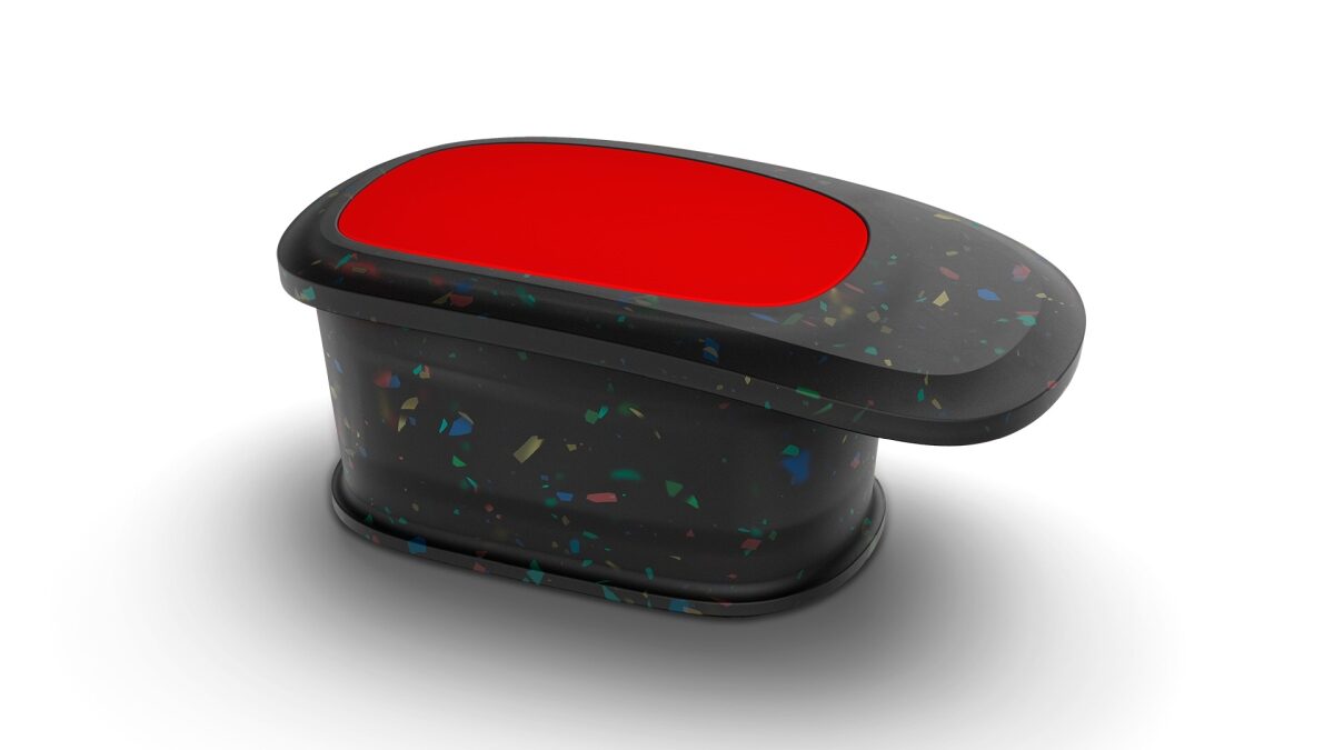 woom - READY - Hjelmlygte - Bag - Sort