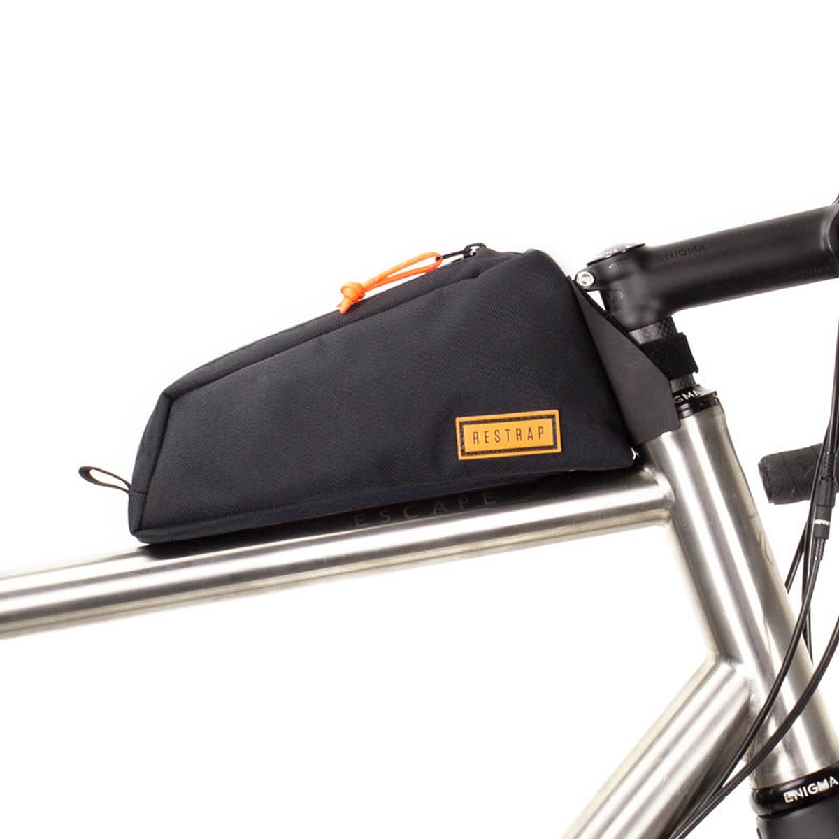 Restrap - Top Tube Bag - Bolt On - Sort