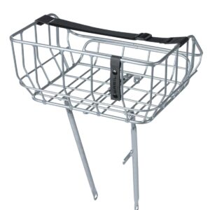 Basil - Portland - Frontkurv - 25L - Alu Krom