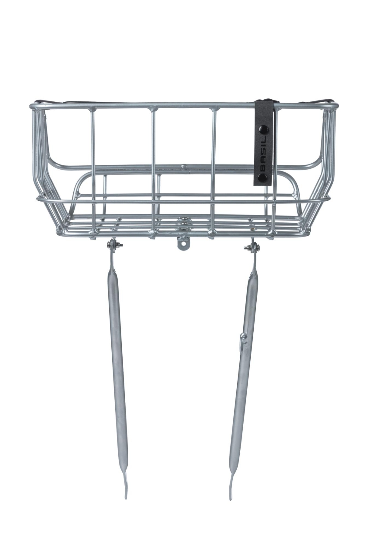 Basil - Portland - Frontkurv - 25L - Alu Krom