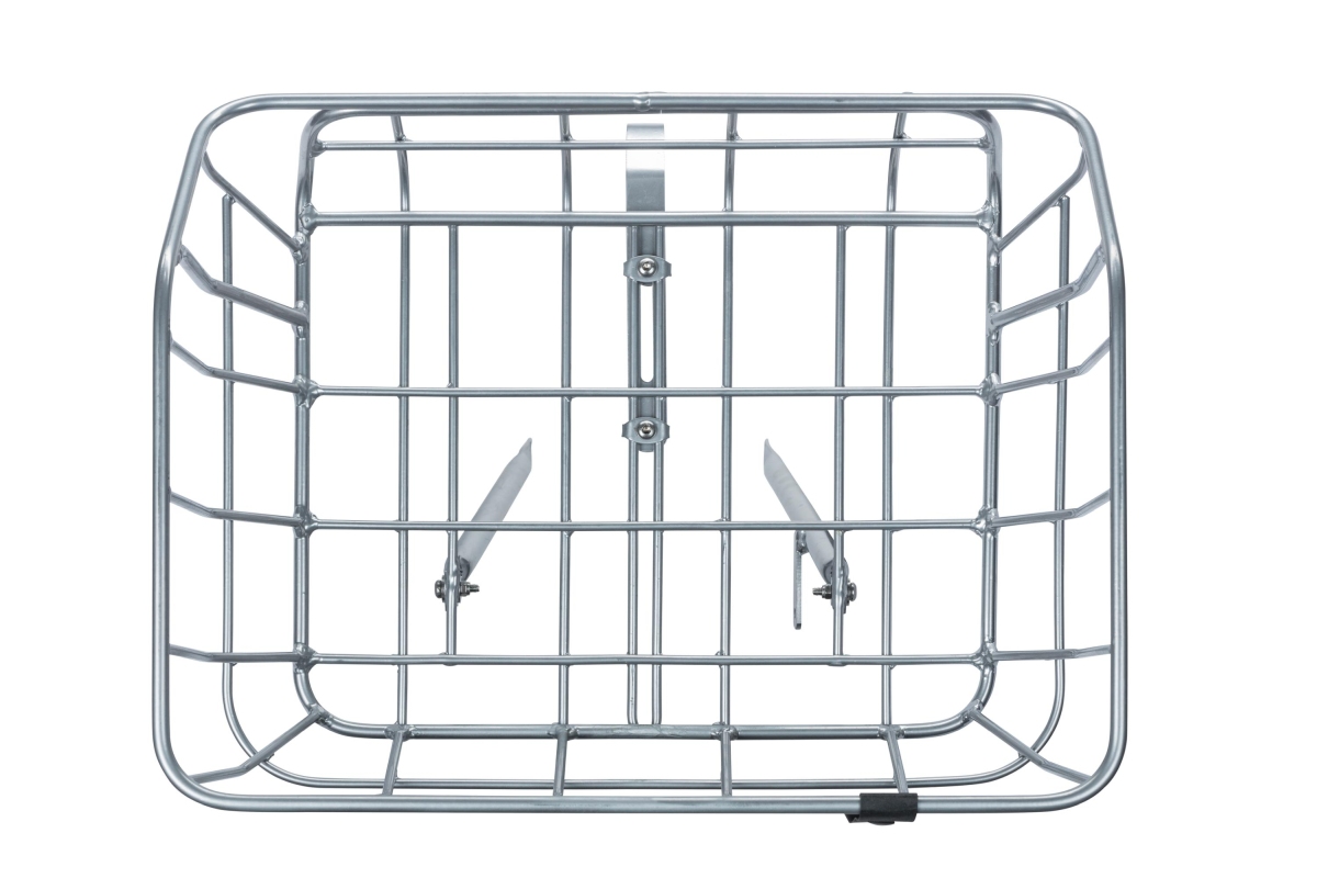 Basil - Portland - Frontkurv - 25L - Alu Krom