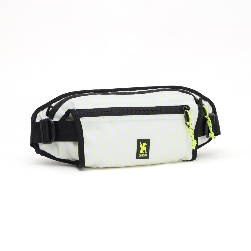 Chrome - Skive - 3L - Hip Pack - White / Neon Yellow X