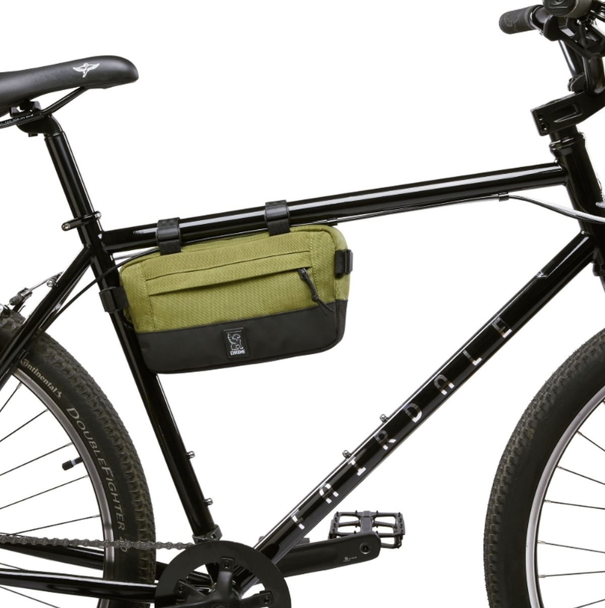 Chrome - Doubletrack Frame Bag - SM - Olive Branch