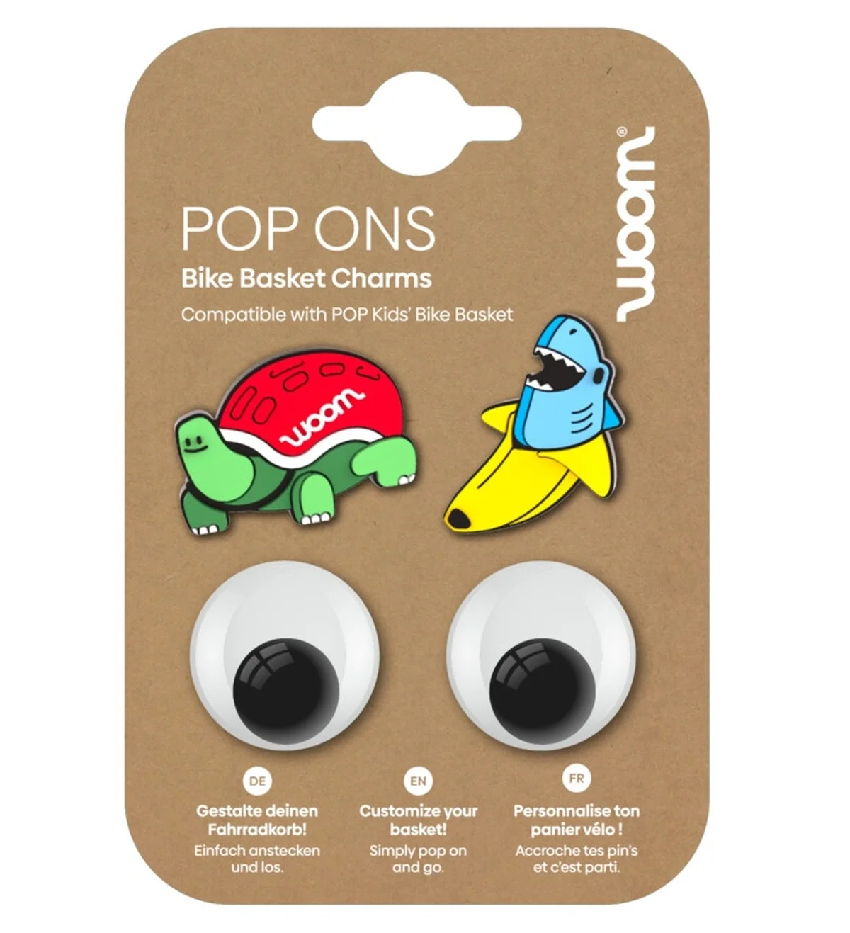 woom – POP ONS Pins – Cykelkurv – Tropical Fun