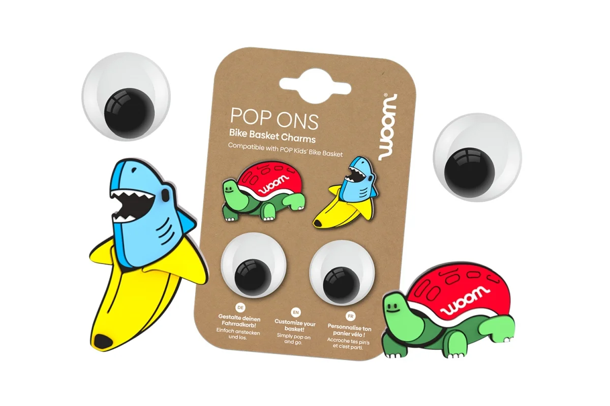 woom – POP ONS Pins – Cykelkurv – Tropical Fun